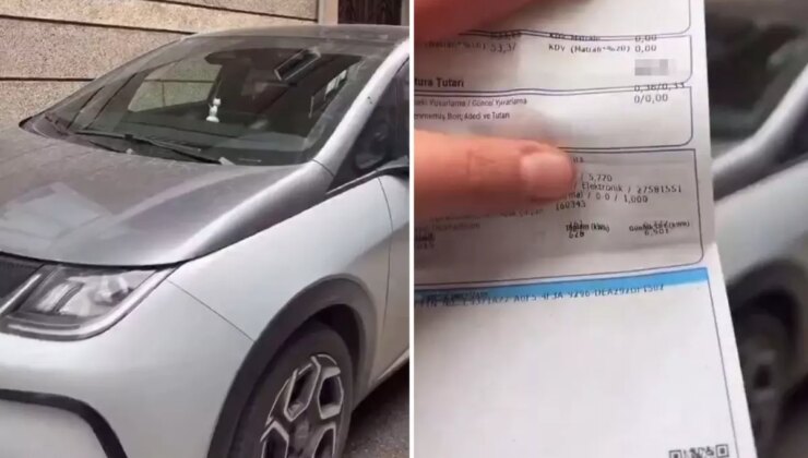 2 elektrikli araba olan eve gelen elektrik faturası tartışma yarattı