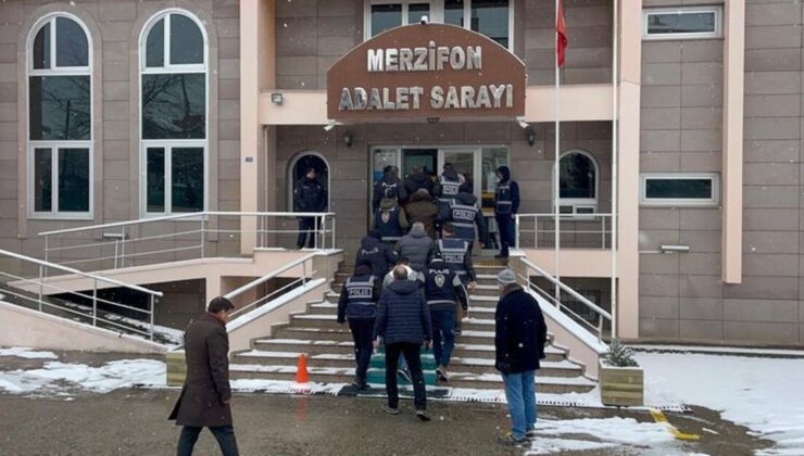 Amasya’da bakır levha çalan 4 zanlı tutuklandı