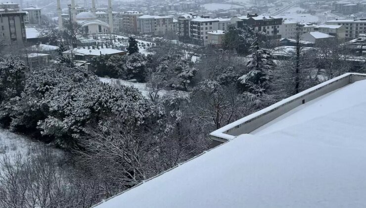 Kar yağışı nedeniyle İstanbul’da 8 ilçede okullar tatil edildi