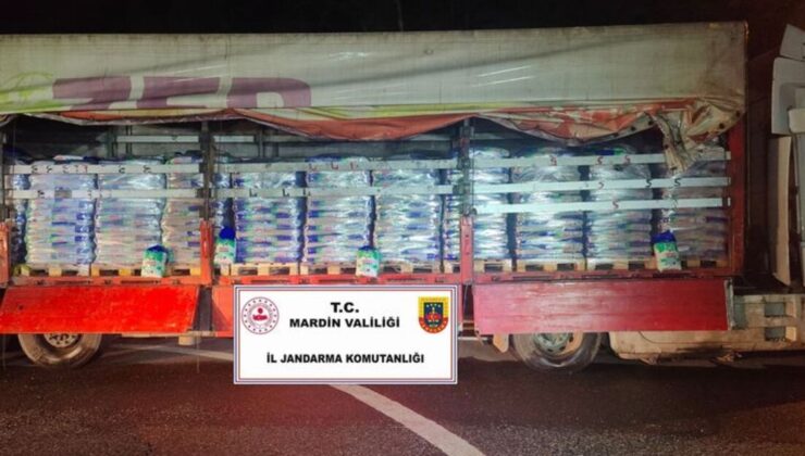 Mardin’de 25,5 ton sahte toz deterjan ele geçirildi