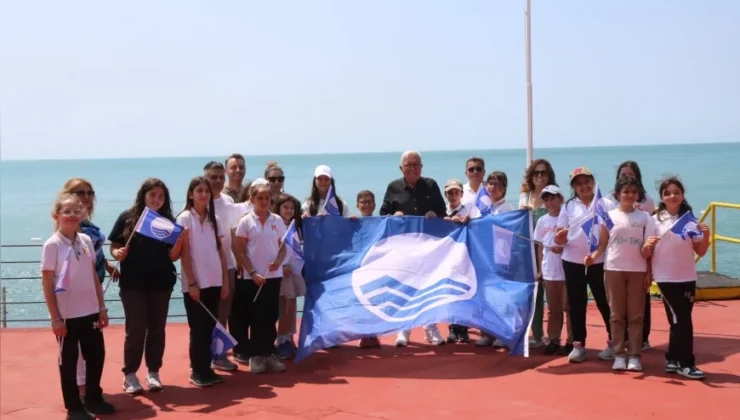 Kdz. Ereğli’de Sevgi ve Barış Plajları 3’üncü kez mavi bayrak aldı: ‘Zonguldak’ın tek mavi bayraklı plajları burada’