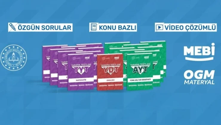 Millî Eğitim Bakanlığı “MEBİ YKS Tarama Testi Kitapları”nı Yayımladı